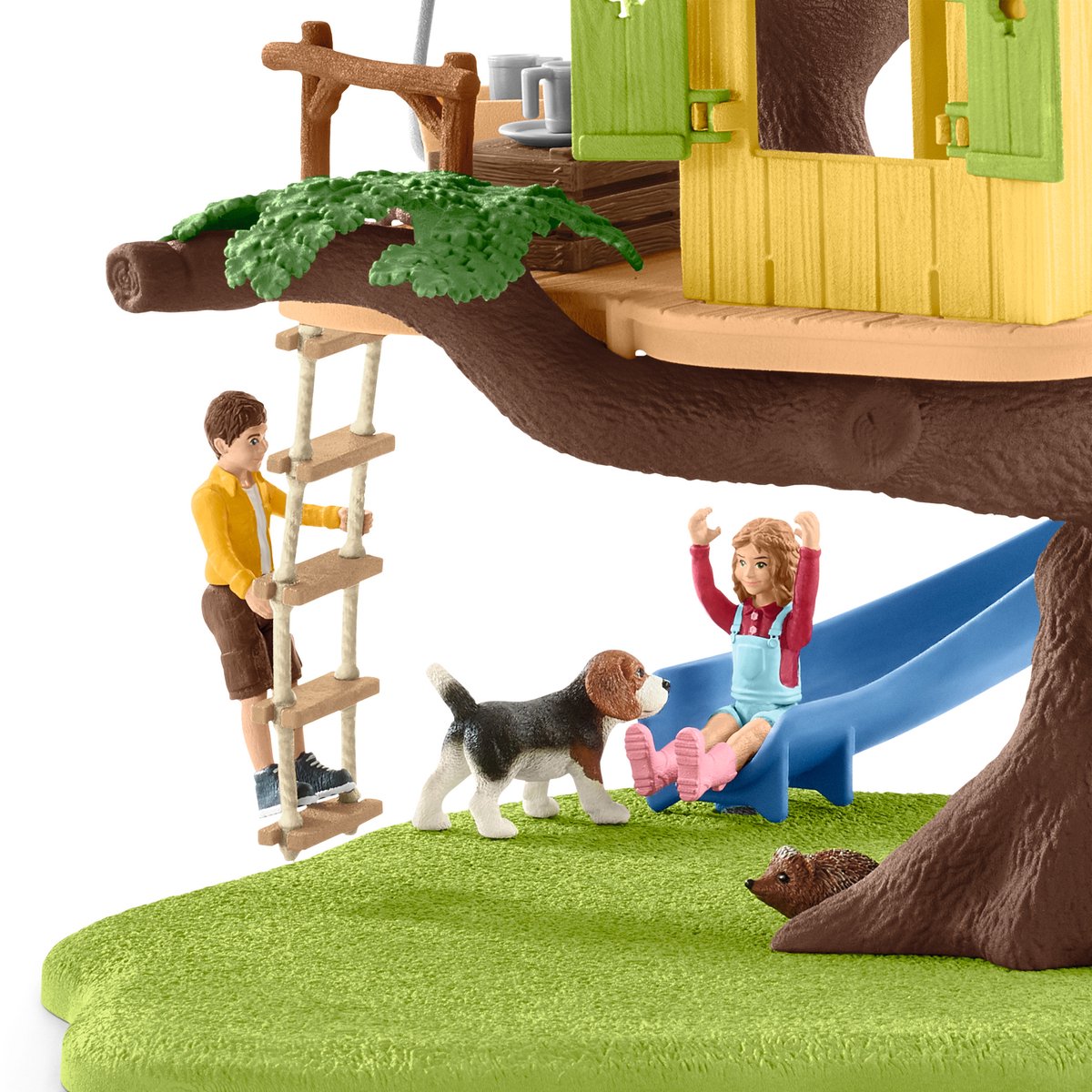 schleich FARM WORLD - Avontuurlijke boomhut - Speelfigurenset - Kinderspeelgoed voor Jongens en Meisjes - 3 tot 8 jaar - 28 Onderdelen — afbeelding 2