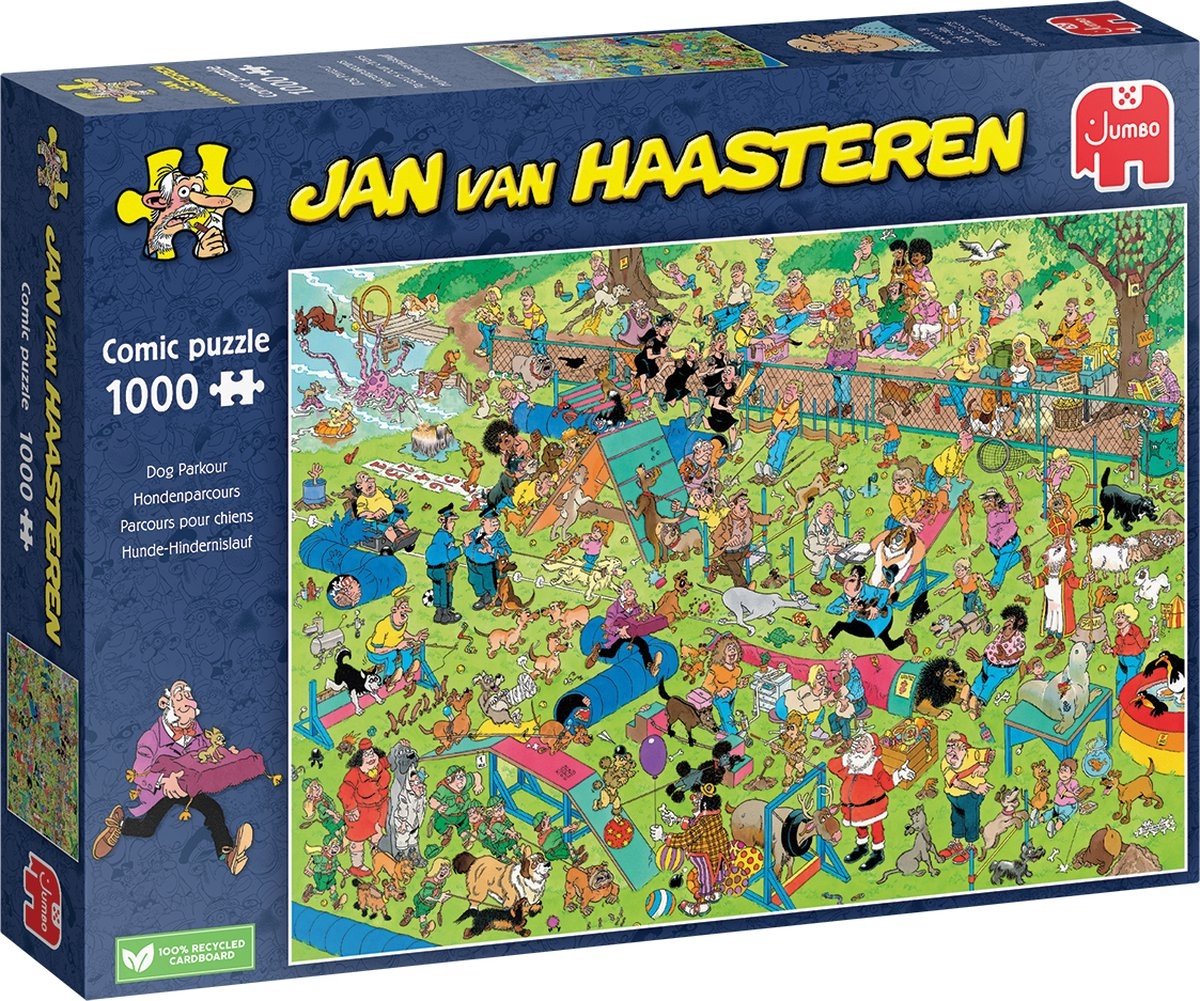 Jan van Haasteren - Hondenparcours - 1000 stukjes - Legpuzzel volwassenen