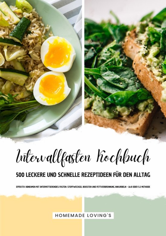 Intervallfasten Kochbuch - 500 leckere & schnelle Rezeptidee ... - cover