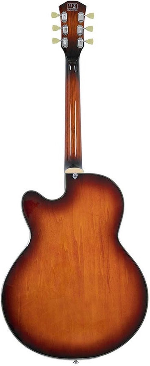 Sire Guitars H7F/TB Elektrische archtop gitaar, tobacco burst