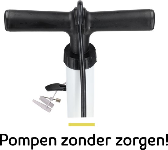 Fietspomp met inklapbare voet - geschikt voor racefiets en mountainbike - vloerpomp max 12 Bar van Dresco — afbeelding 2