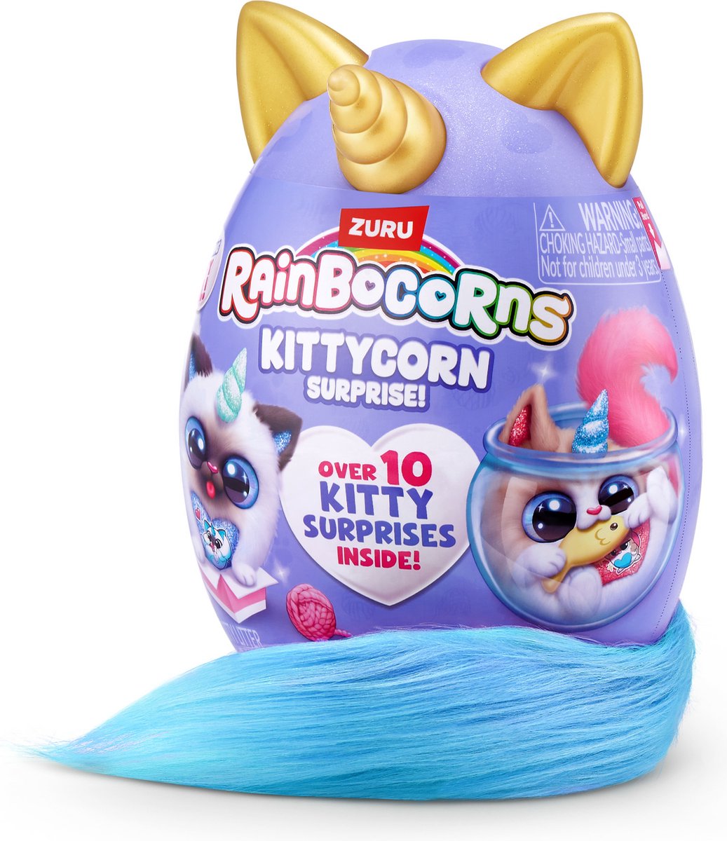 Rainbocorns Kittycorn Surprise Serie 3 - Maine Coon kat van ZURU — cadeau in Spellen & Speelgoed - foto 5