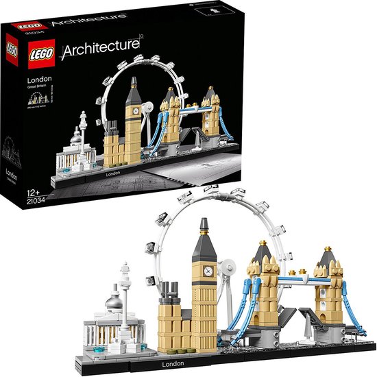 LEGO Architecture Londen Skyline Collectie Decoratie en Bouwpakket voor Volwassenen 21034