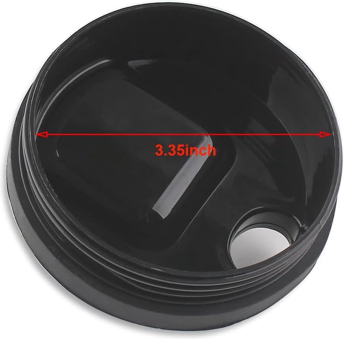 Vervangende Onderdelen Deksels, Compatibel met Geschikt voor 1000W Ninja Blender, 3.35" deksels Deksels Voor BL450 BL454 Auto-iQ BL480 BL481 BL482 BL687 (2 tuitdeksels) – foto 3