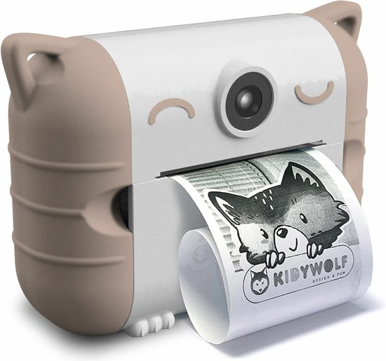 Kidywolf Kidyprint Peach Kinder Camera KIDYPRINT-PE