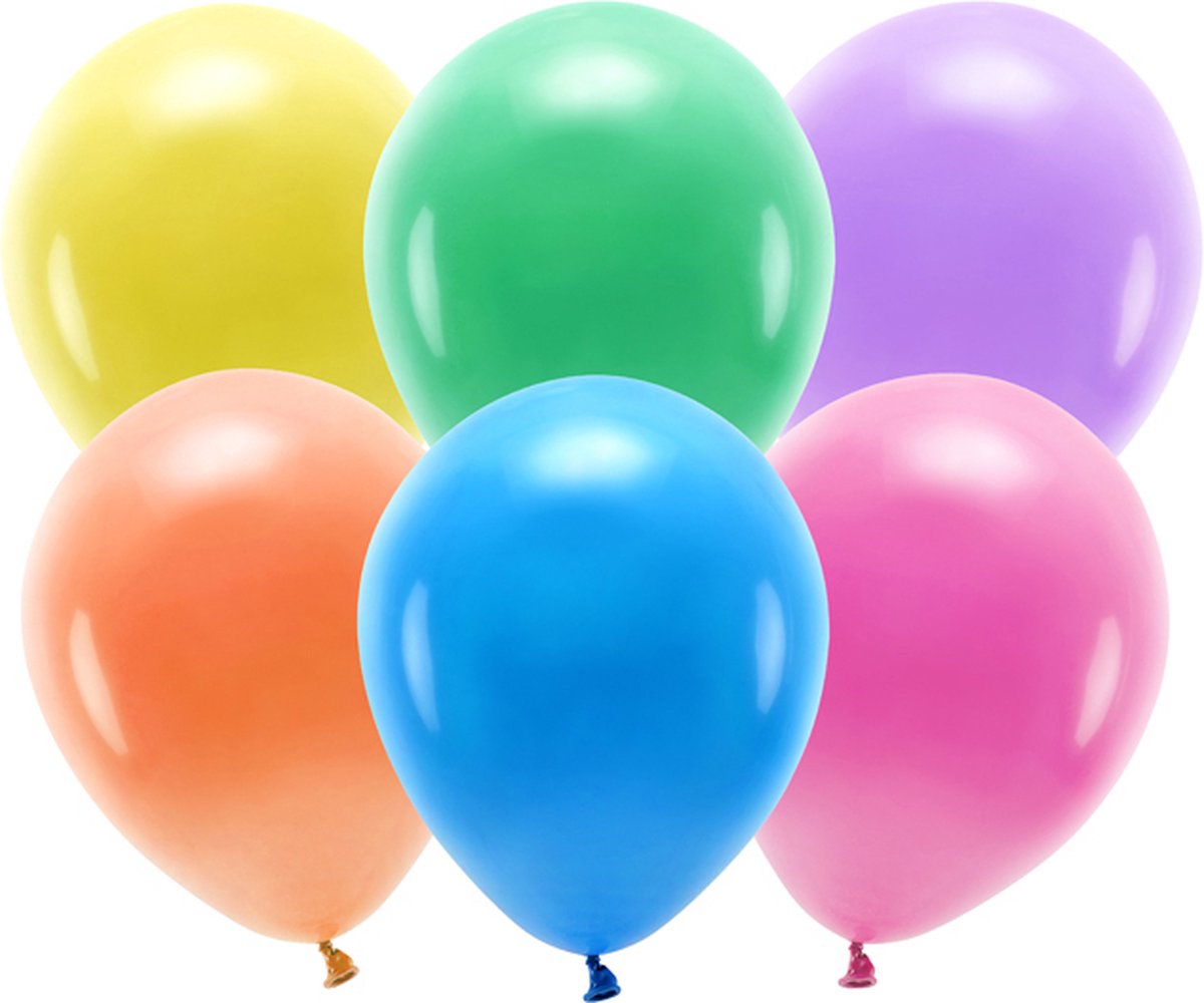 Pastel Kleuren Mix Ballonnen Premium Organic (10st)