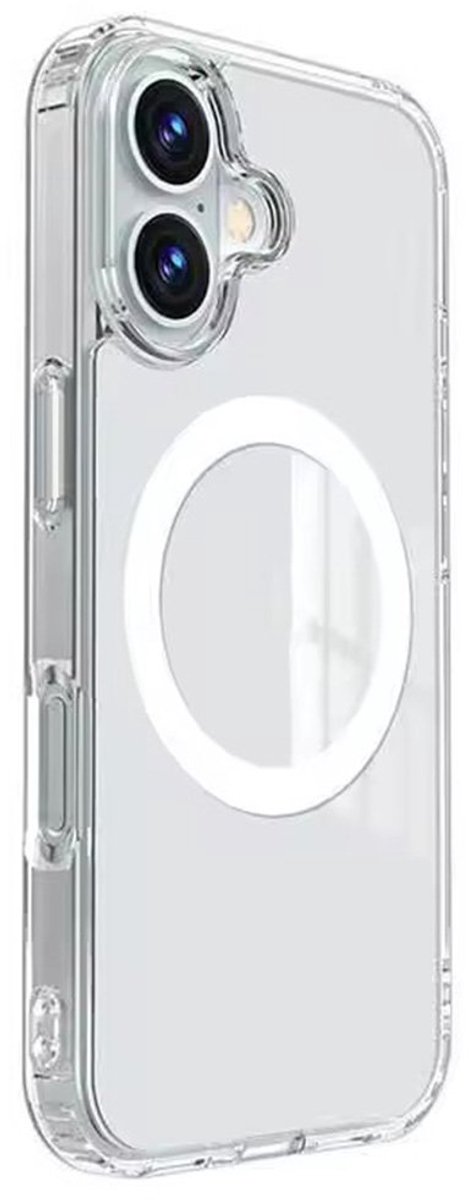 Hoesje geschikt voor iPhone 16 transparant- Geschikt voor Magsafe - Magnetische Shock Proof Case