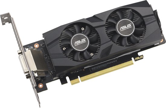 ASUS GeForce RTX 3050 LP OC 6GB GDDR6 PCIe 4.0 Low Profile Videokaart met HDMI 2.1, DisplayPort 1.4, DVI-D