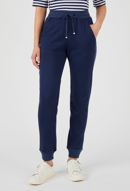 Damart Pantalon bi-matière doublure polaire Femme Blauw S