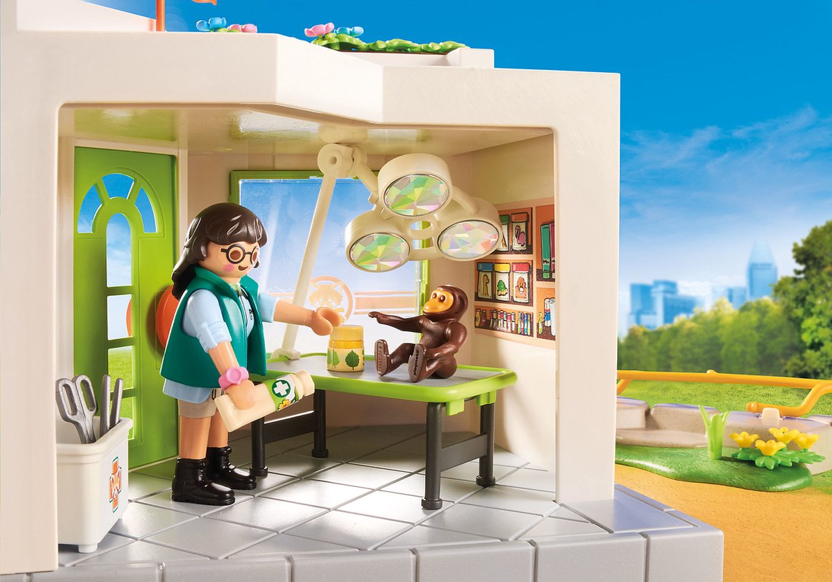 PLAYMOBIL Family Fun Dierenartspraktijk in de dierentuin - 70900 — afbeelding 11