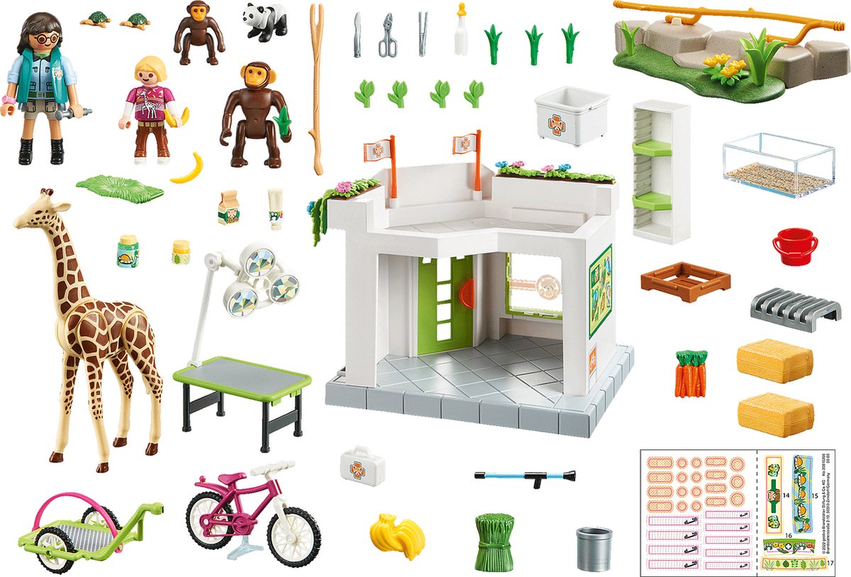 PLAYMOBIL Family Fun Dierenartspraktijk in de dierentuin - 70900 — afbeelding 2
