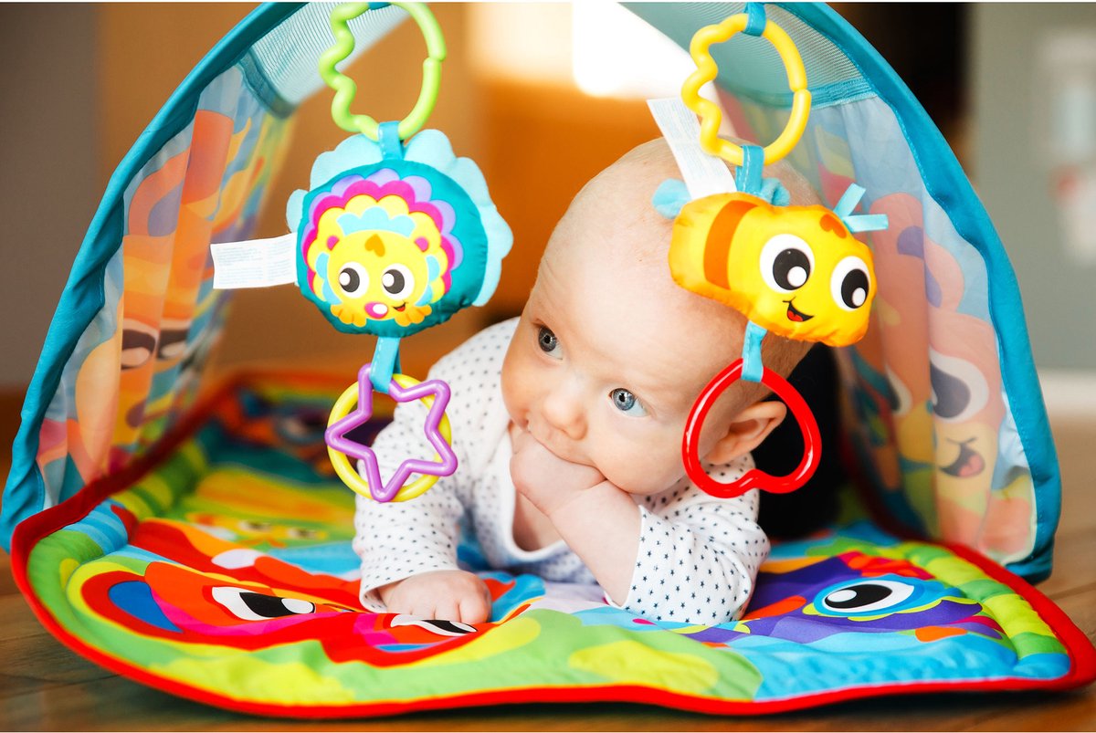 Playgro Baby Kruiptunnel Dieren Honey Bee Bear — afbeelding 8