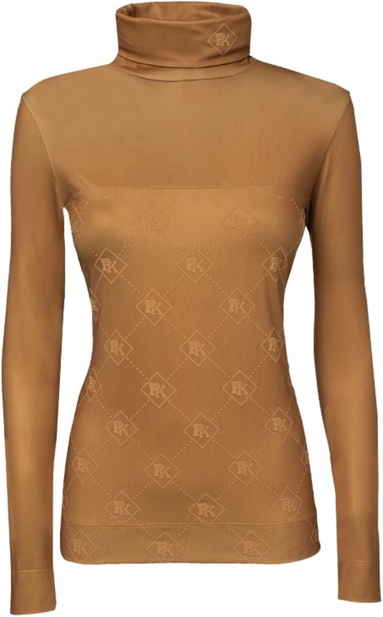 PK International Sportswear Performance Shirt Technisch Shirt Meryl Sneldrogend Hoge kraag Odin Almond – /36 Lichtbruin