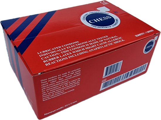 Chess *Lubricated Condoms* 144 Condooms