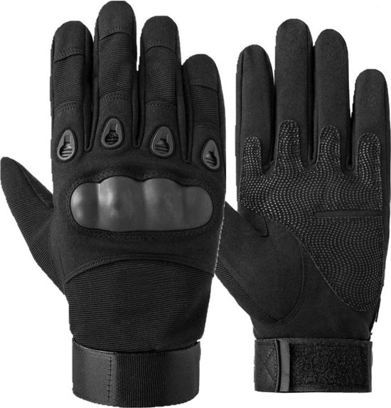 Gants Tactiques Airsoft / Paintball – Taille M – Avec Protection Des Jointures (knuckle)