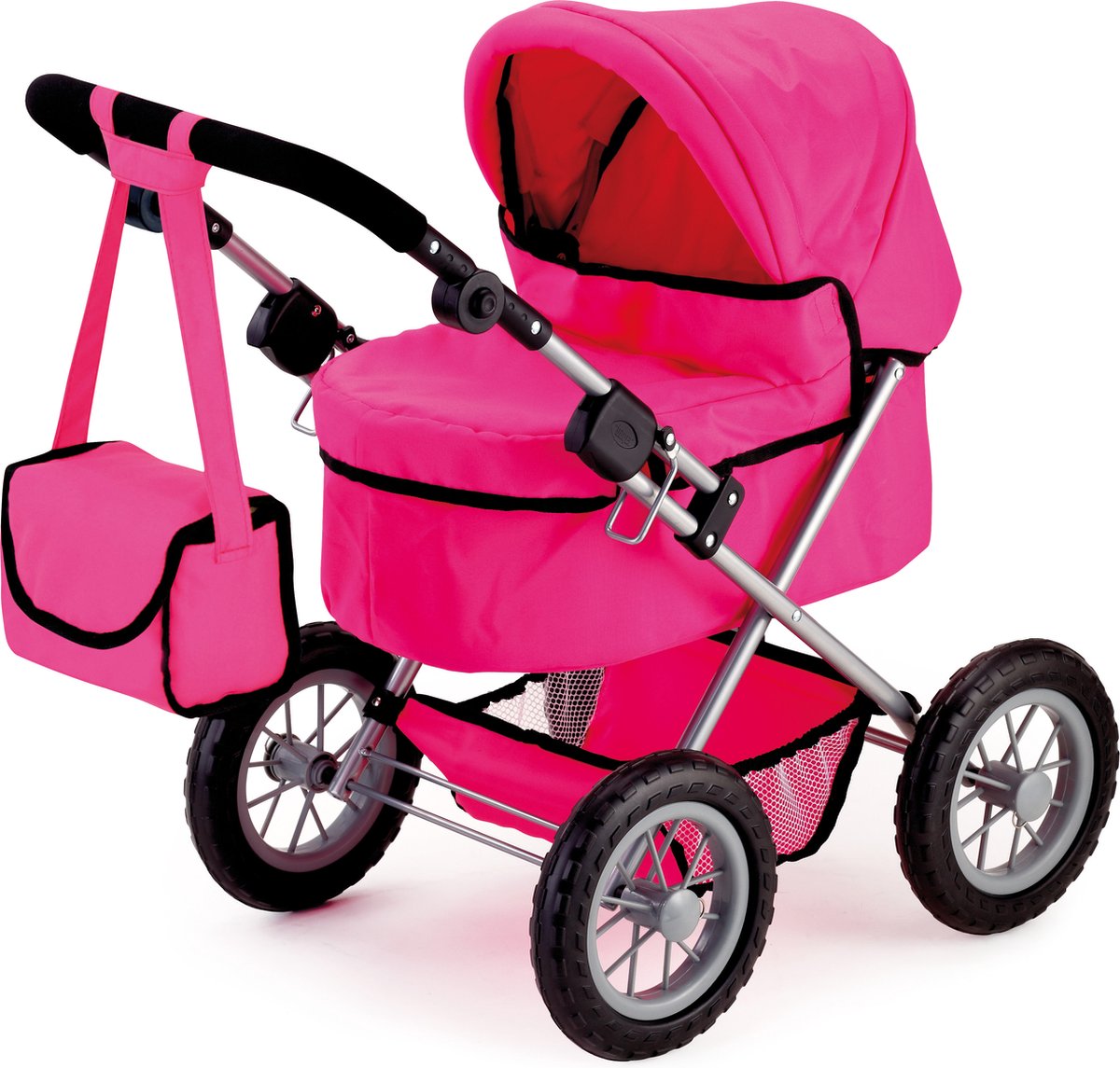 Bol.com Bayer Design- Poppenwagen Trendy - Roze aanbieding