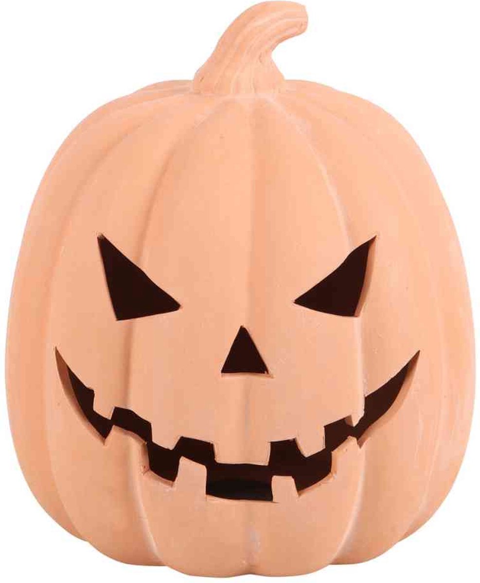 Something Different - 22cm Terracotta Pumpkin Beeld/figuur - Oranje
