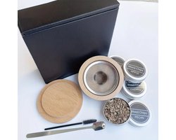 K&R Cocktail Smoker Set - Smoking Gun - Whiskey - Verschillende Smaken - Luxe Cocktailset Smoker Kit - Houtsnippers Ouderwetse Whiskeyroker Drankenkit K&R Cocktail Smoker Set - Smoking Gun - Whiskey - Verschillende Smaken - Luxe Cocktailset Smoker Kit - Houtsnippers Ouderwetse Whiskeyroker Drankenkit
