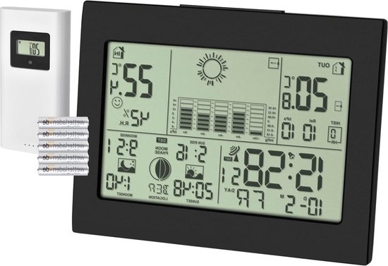 Draadloos weerstation met DCF-systeem - GreenBlue GB526