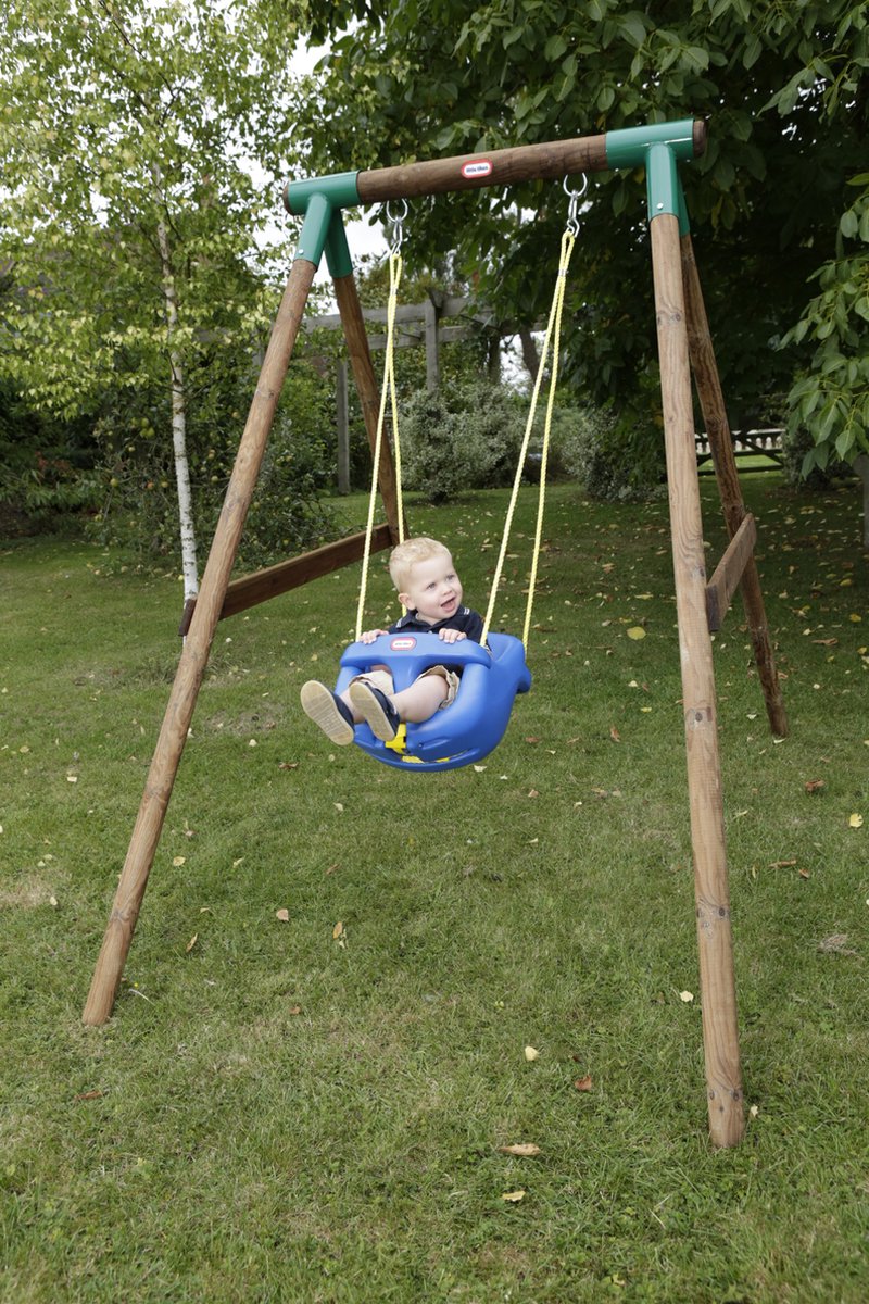 Little Tikes High Back Peuter - Schommel Blauw — afbeelding 5