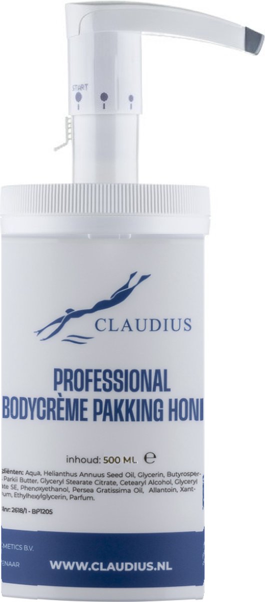 Goedkoopste Professional Bodycrème Pakking Honing - 500 ml - in handige salonverpakking