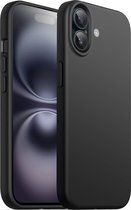 My Case Coque adaptée pour iPhone Zwart Case Siliconen Case Cover - iPhone Zwart