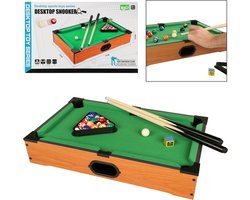 Mini Billard Houten Spel, 31x51x9,5 cm