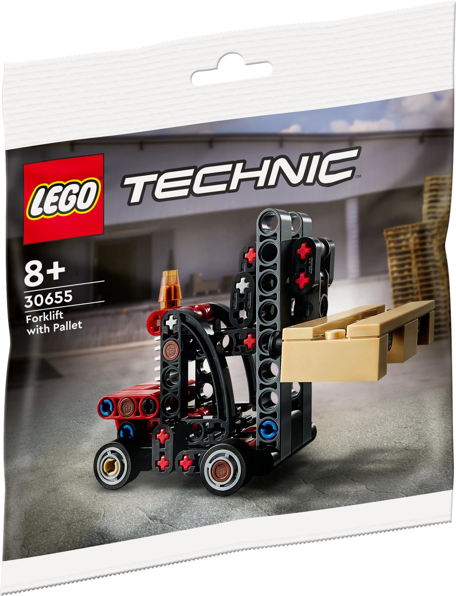 LEGO Technic Vorkheftruck met pallet - 30655 - polybag — afbeelding 2