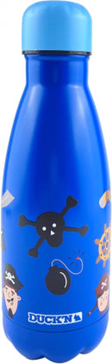 Duck'n Piraten Thermofles - Blauw