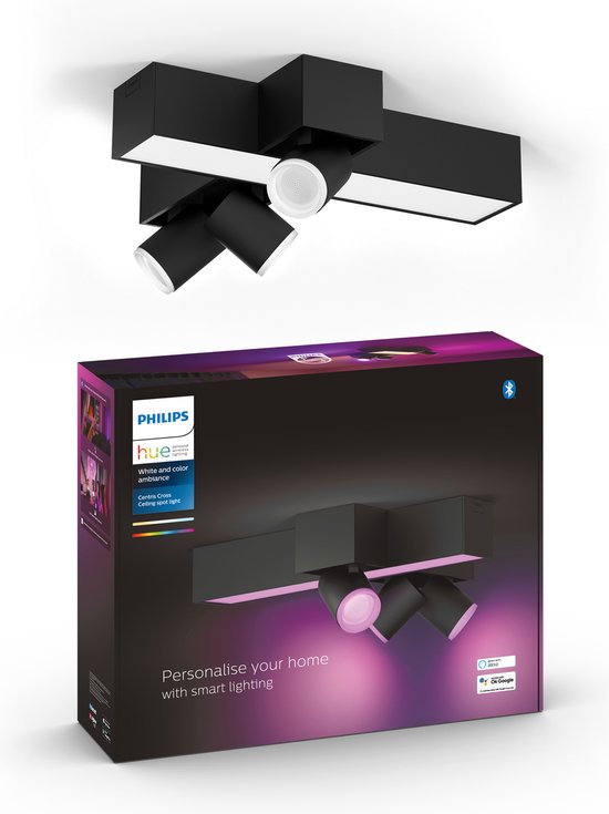 PHILIPS HUE Hue White and Color Ambiance Plafonnier Centris 2 spots