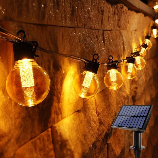Kruik en Kom- Waterornament met LED-verlichting op Zonne-energie
