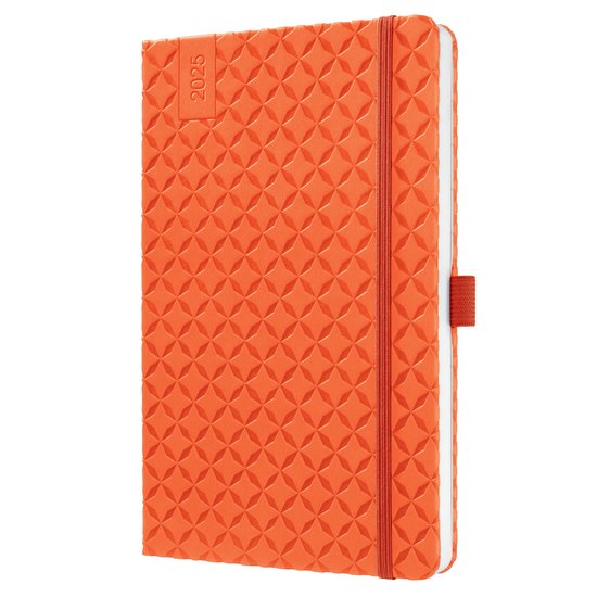 Foto: Sigel agenda 2025 jolie flair a5 hardcover 7 dagen 2 pagina s pumpkin orange si j5119