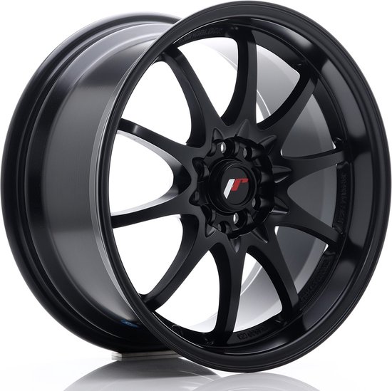 Foto: Jr wheels jr5 velgen 17 inch 8 5j et35 4x100 4x114 3 flat black