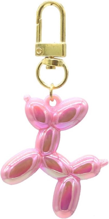 Foto: Een musthave deze grappige sleutelhanger in de vorm van een ballonnen geblazen hondje in een opvallende kleur en hierdoor heel herkenbaar handig om aan bijv een etui school tas of sleutelbos te hangen voor jezelf of als cadeau 