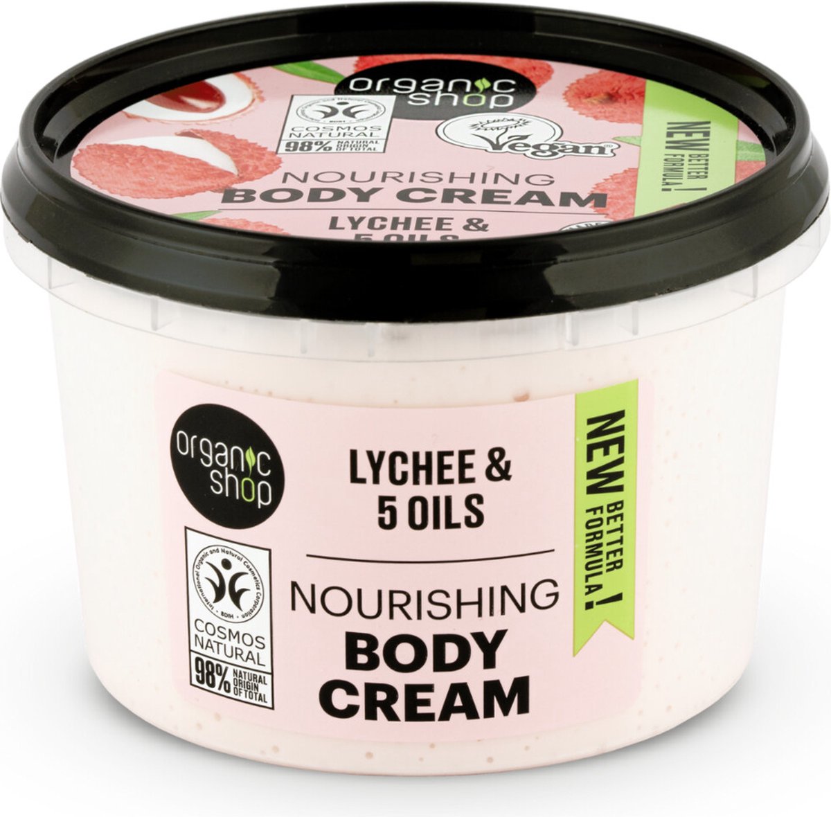 Nan Organic Shop voedende crème lychee 250 ml