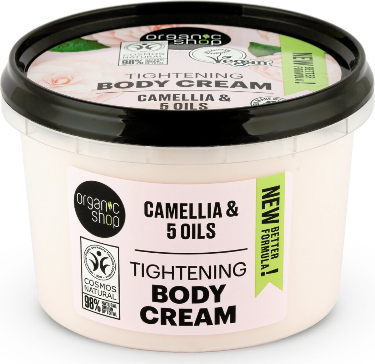 Organic Shop Tightening Bodycrème Camellia 250 ml