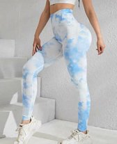 FANTASIA GYM LEGGING - Maar S - Cloud - Blauw - Gymoutfit - Gymkleding - Sportlegging - Sportkleding - Yogalegging - Yogakleding