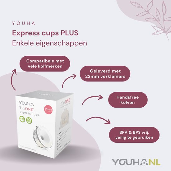 Youha Handsfree borstkolf The Ins Gen 1 - Dubbelzijdig Youha Handsfree borstkolf The Ins Gen 1 - Dubbelzijdig