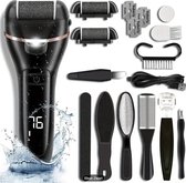 Hoge Kwaliteit Pedicure Set Compleet | Elektrische Vijl/footpolisher met Digital LED Display - USB Oplaadbaar (incl. usb-kabel) | Complete set | Krijg zachte en gezonde voeten!