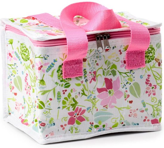 Sac Isotherme Lunch Bag Julie Dodsworth Rose Botanique RPET Durable - 16x21x13cm