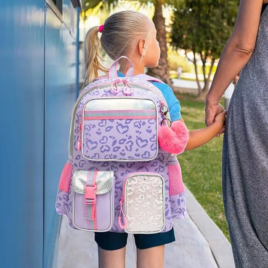 Chaqlin Schoolrugzak Met Geïsoleerd Koelvak - Laptop & Lunchrugzak Voor Kinderen, 17 Inch | Multifunctionele Tas Voor School, Reis