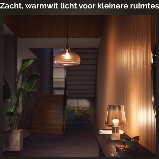 Philips Hue White A60 - Ampoule connectée E27 - 800 (lot de 2), Ampoule intelligente, Bluetooth/Zigbee, Blanc, LED intégrée, E27, Lumière blanche douce