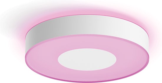Plafonnier salle de bain Philips Hue Xamento - lumière blanche et colorée - blanc - 38cm