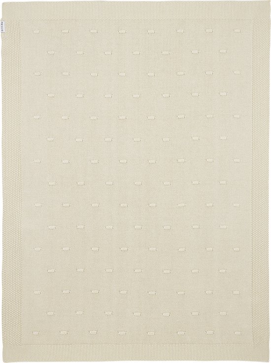 Meyco Baby Knots wiegdeken - soft sand - 75x100cm - 1.0 TOG van Merkloos — afbeelding 2
