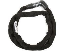 Kettingslot 110 cm - cijferslot 5 mm - veiligheidsniveau 4 - zwart - Steel-O-Chain 5805C