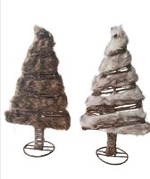House of Seasons Set de 2, Arbre à images décoratif L10xL21xH39cm