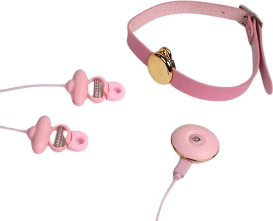 Vibromasseur  ttons avec collier - Pinces  mamelon - Sein - Mamelon -  Vibromasseur... | bol