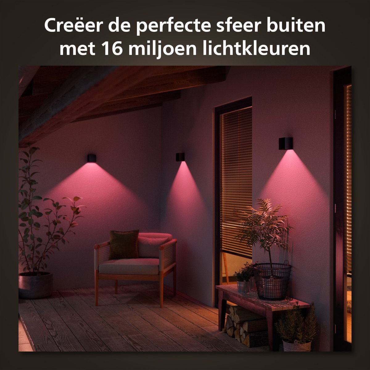 Philips Hue Resonate Down - muurlamp - wit en gekleurd licht - zwart — afbeelding 4