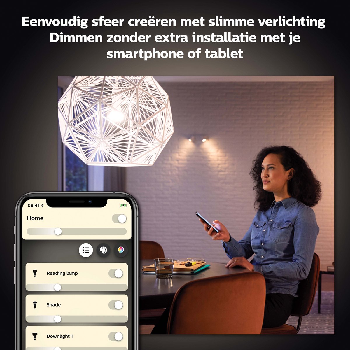 Philips Hue Spot - warmwit licht- 2 pack - GU10 — afbeelding 6
