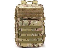 Rugzak Tactische Tas Wandelrugzak en Legertas voor Outdoor, Survival, en Kamperen - Rucksack Tactical Bag Hiking Backpack and Army Bag for Outdoor, Survival, and Camping - Camouflage Print